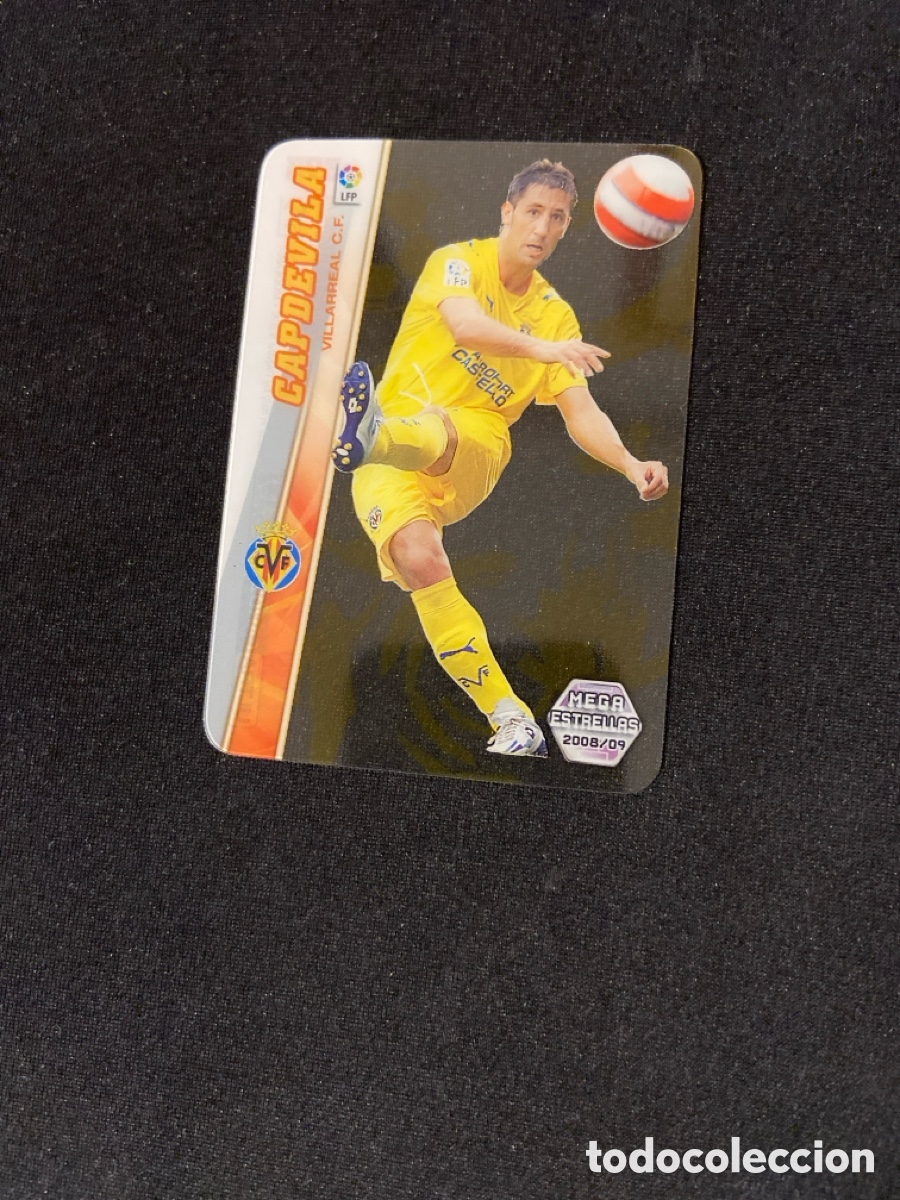 Figurine di Calcio: CAPDEVILA 373 ESTRELLAS (VILLARREAL) PANINI MEGACRACKS 2008-2009 08 09 CROMO CARTA M-5