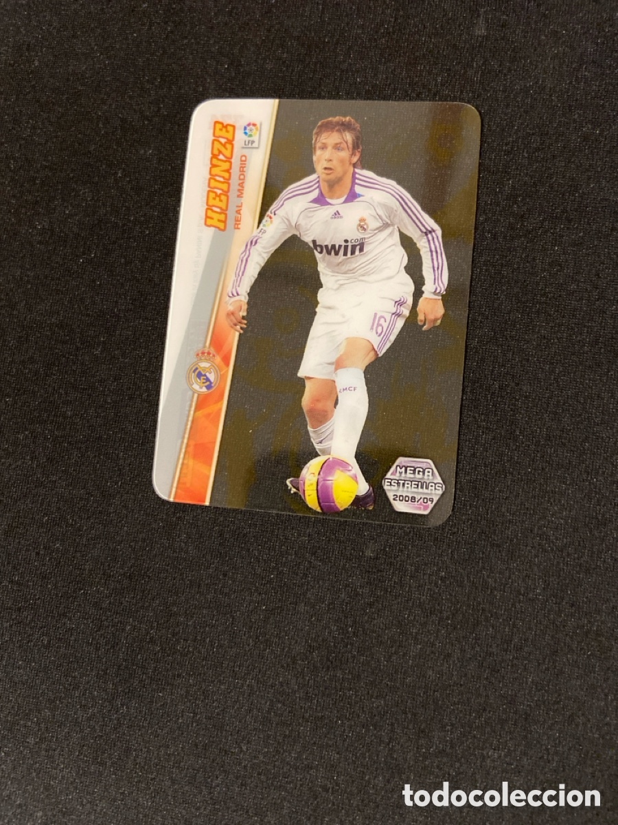 Figurine di Calcio: HEINZE 374 ESTRELLAS (REAL MADRID) PANINI MEGACRACKS 2008-2009 08 09 CROMO CARTA M-5