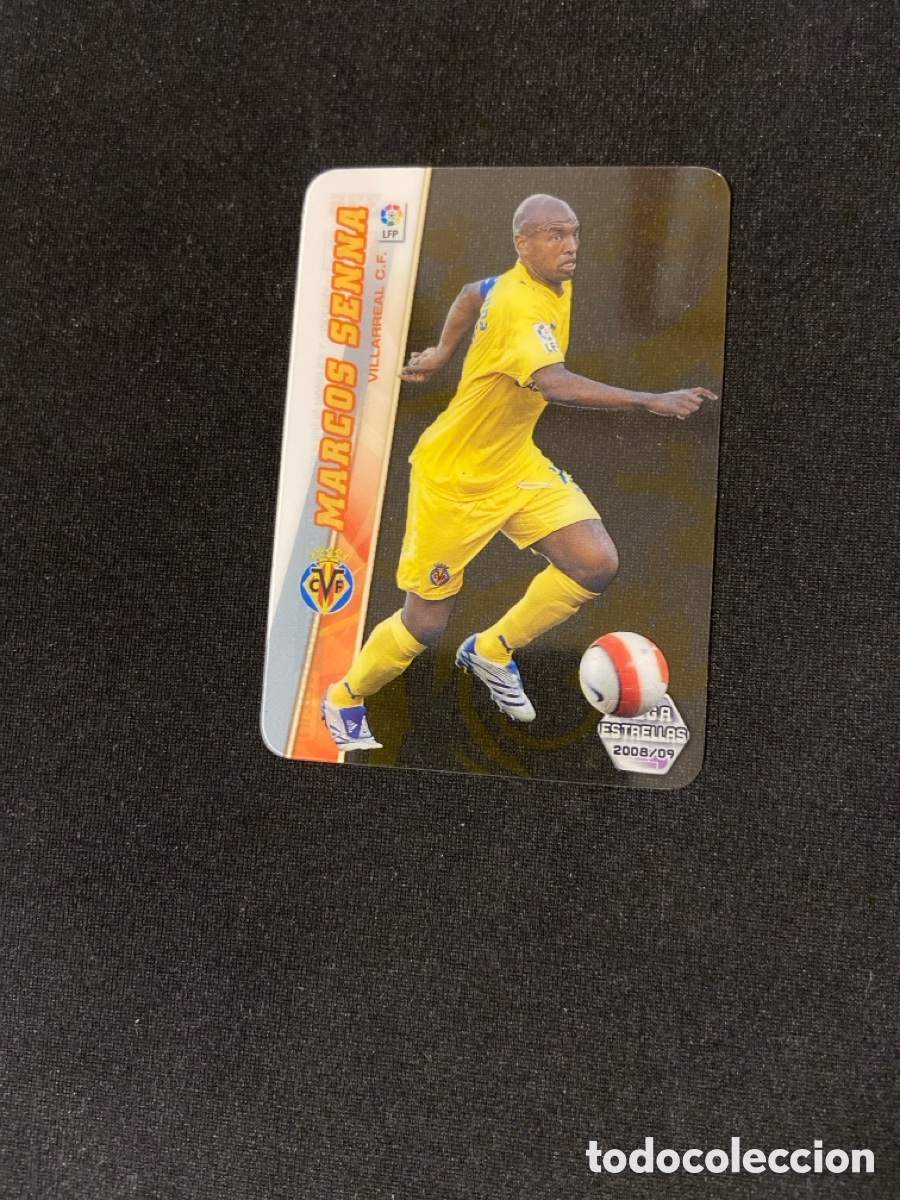 Figurine di Calcio: MARCOS SENNA 375 ESTRELLAS (VILLARREAL) PANINI MEGACRACKS 2008-2009 08 09 CROMO CARTA M-5