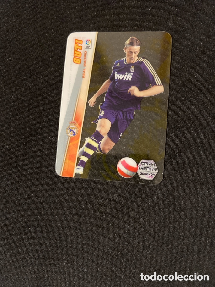 Figurine di Calcio: GUTI 379 ESTRELLAS (REAL MADRID) PANINI MEGACRACKS 2008-2009 08 09 CROMO CARTA M-5