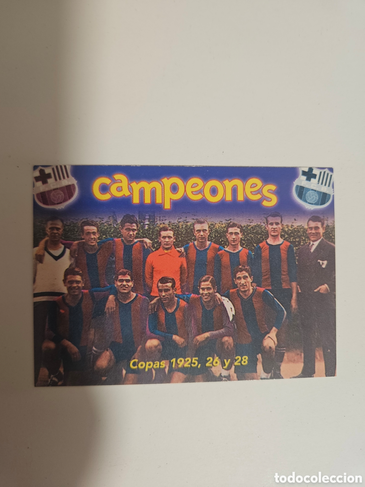 Cromos de f&uacute;tbol: CROMO ALBUM BAR&Ccedil;A CENTENARI CARDS PANINI (1999) 30 CAMPEONES COPA 1925 26 28 - LIGA 99 BARCELONA