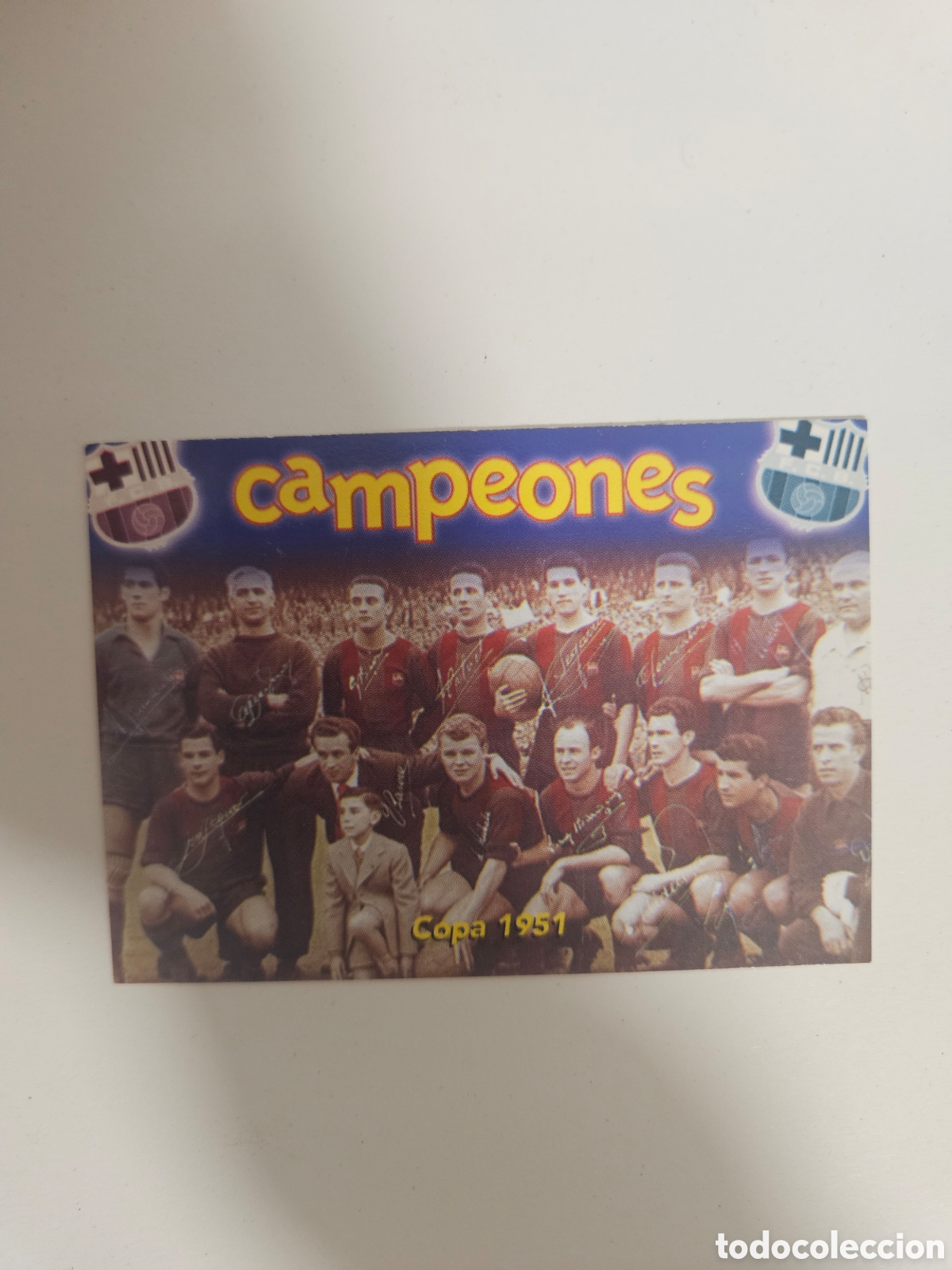 Cromos de f&uacute;tbol: CROMO ALBUM BAR&Ccedil;A CENTENARI CARDS PANINI (1999) 37 CAMPEONES COPA 1925 26 28 - LIGA 99 BARCELONA