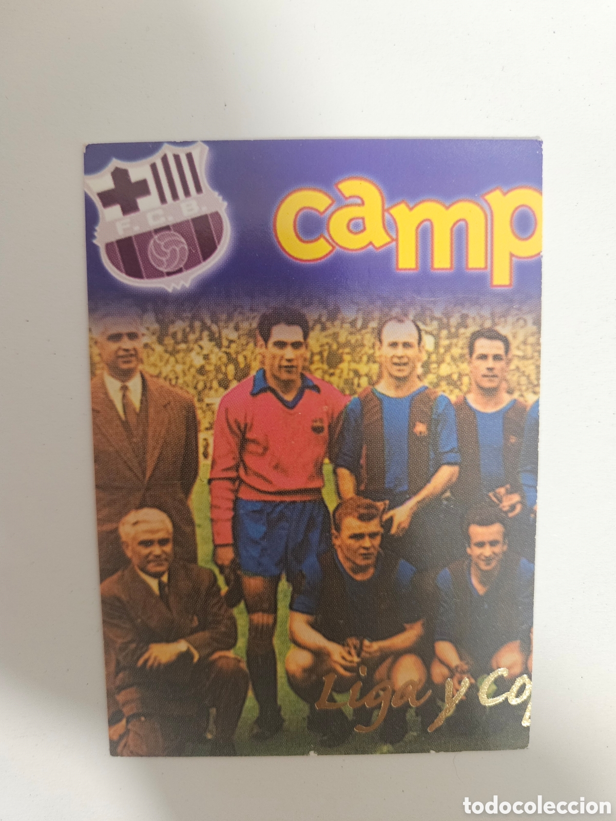 Figurine di Calcio: CROMO ALBUM BAR&Ccedil;A CENTENARI CARDS PANINI (1999) 38 CAMPEONES LIGA Y COPA - LIGA 99 BARCELONA