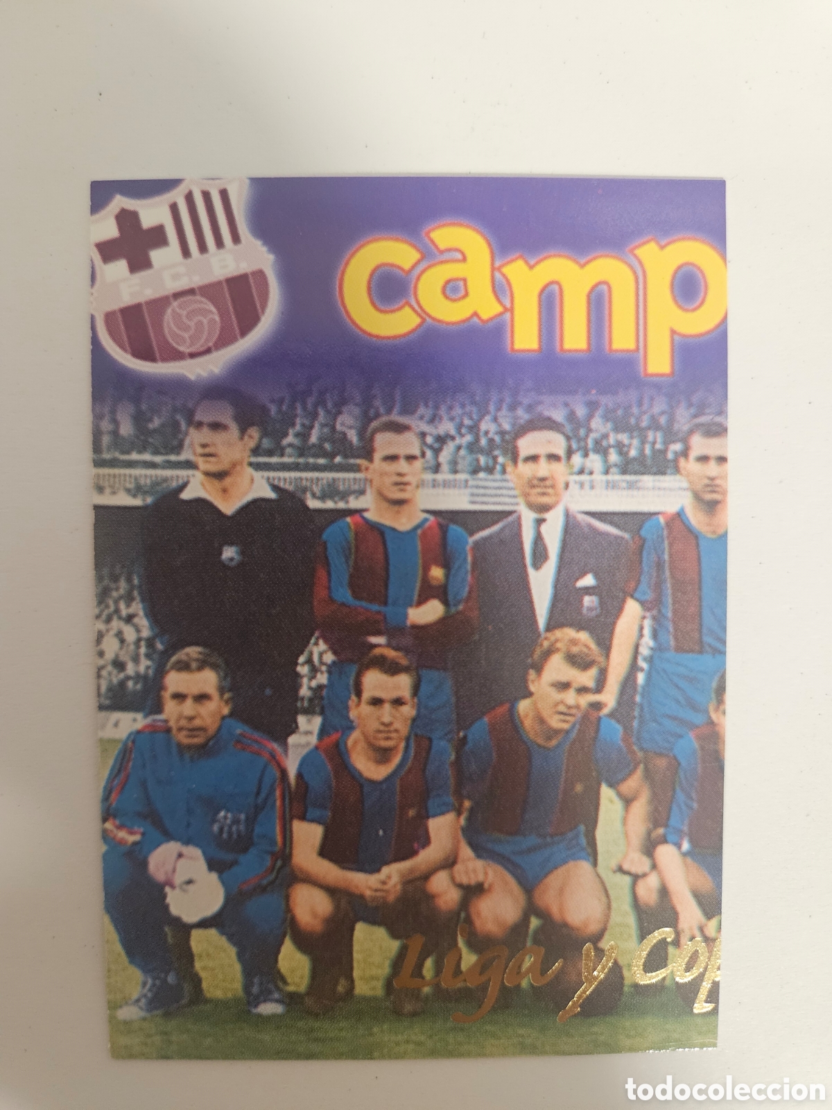Figurine di Calcio: CROMO ALBUM BAR&Ccedil;A CENTENARI CARDS PANINI (1999) 43 CAMPEONES LIGA Y COPA - LIGA 99 BARCELONA