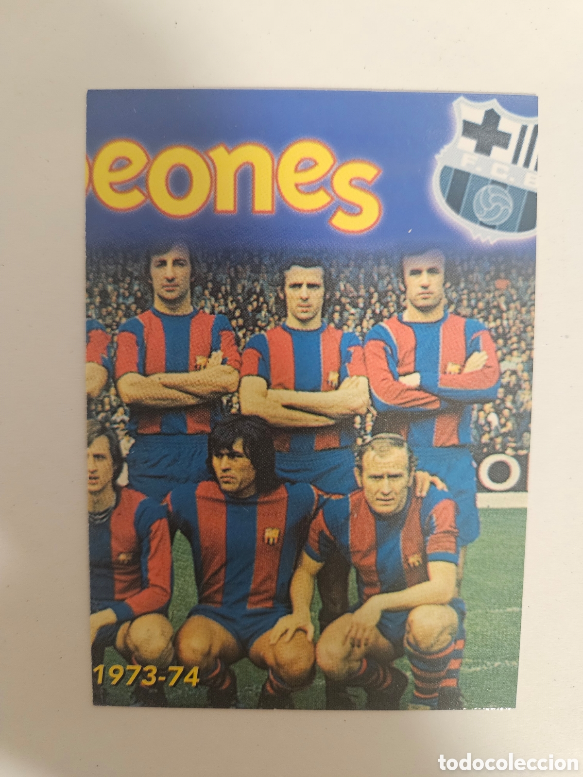 Cartes &agrave; collectionner de Football: CROMO ALBUM BAR&Ccedil;A CENTENARI CARDS PANINI (1999) 54 CAMPEONES COPA 1925 26 28 - LIGA 99 BARCELONA