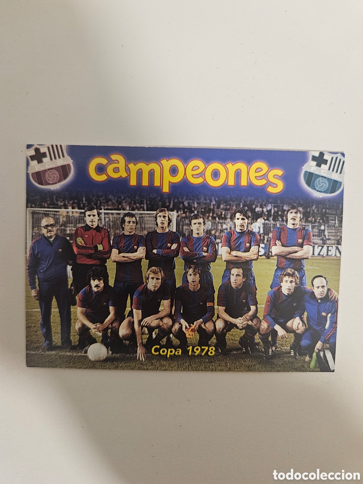 Cartes &agrave; collectionner de Football: CROMO ALBUM BAR&Ccedil;A CENTENARI CARDS PANINI (1999) 55 CAMPEONES COPA 1925 26 28 - LIGA 99 BARCELONA