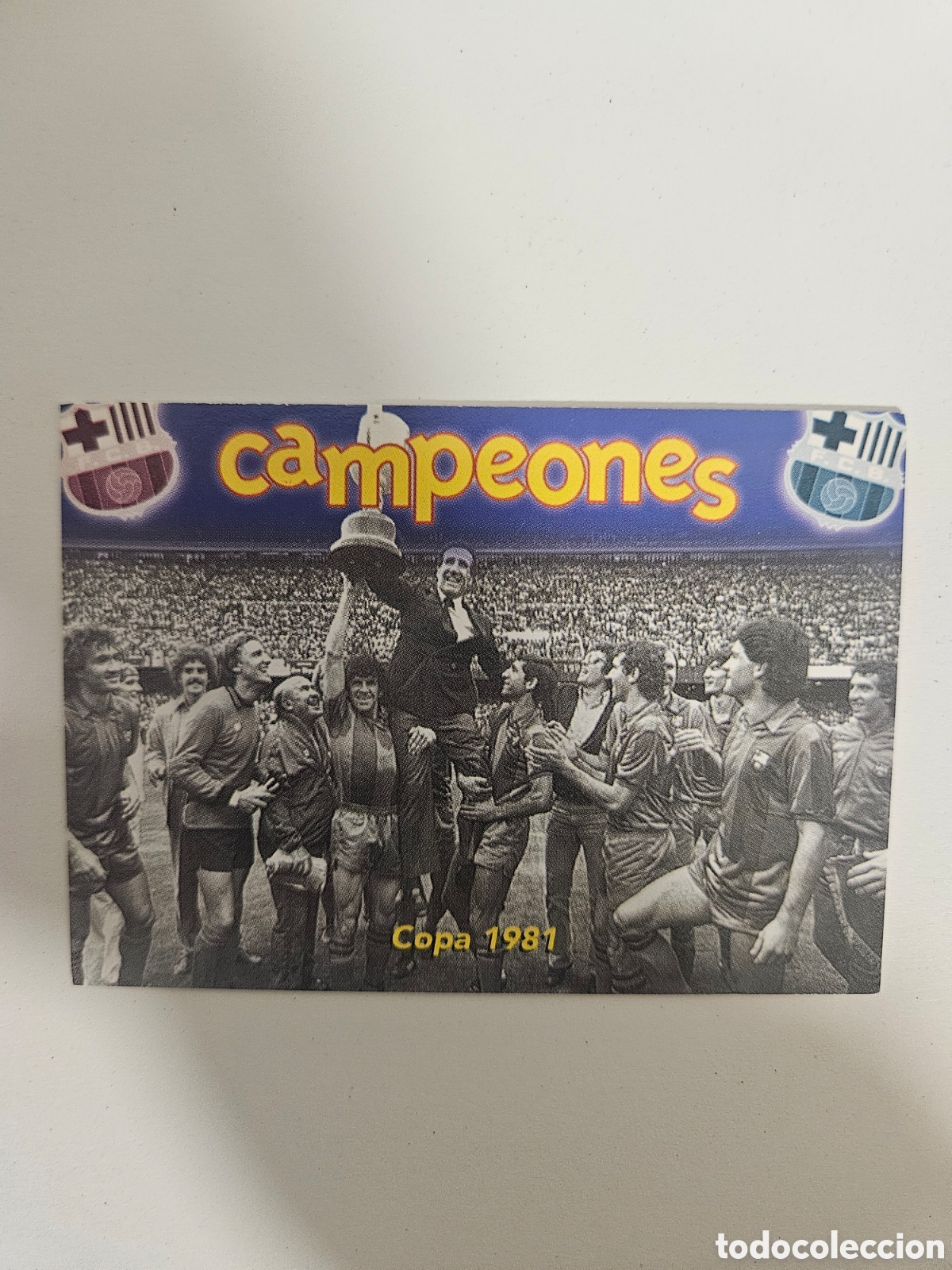 Cartes &agrave; collectionner de Football: CROMO ALBUM BAR&Ccedil;A CENTENARI CARDS PANINI (1999) 59 CAMPEONES COPA 1925 26 28 - LIGA 99 BARCELONA