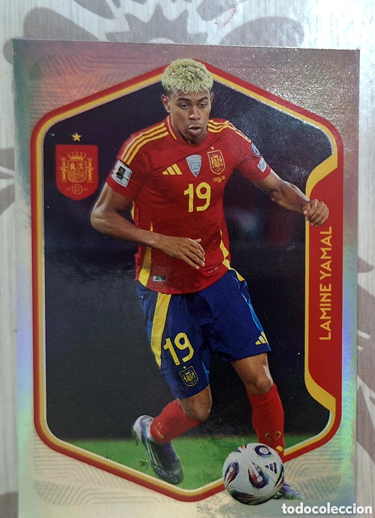 Cartes &agrave; collectionner de Football: Lamine Yamal N&ordm; 50 Selecci&oacute;n Espa&ntilde;ola Mundial Espa&ntilde;a 2026 - Carrefour 2026
