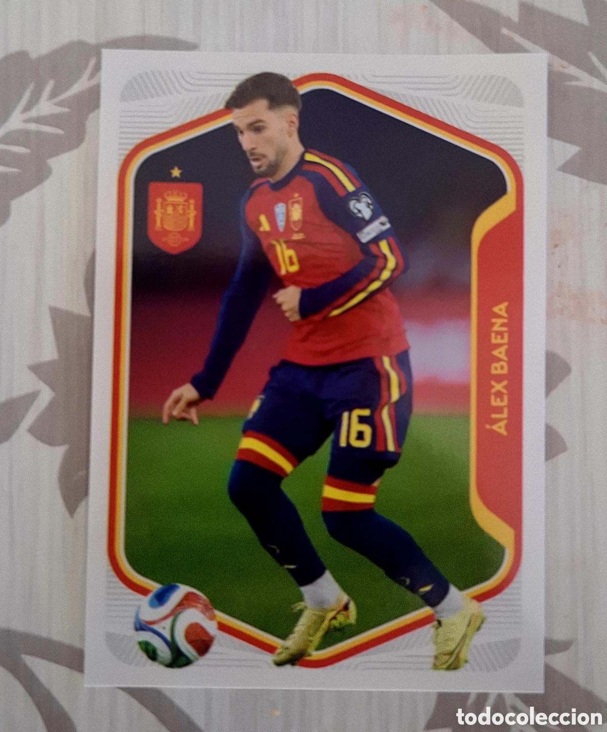 Fu&szlig;ball-Sticker: Alex Baena N&ordm; 44 Selecci&oacute;n Espa&ntilde;ola Mundial Espa&ntilde;a 2026 - Carrefour 2026