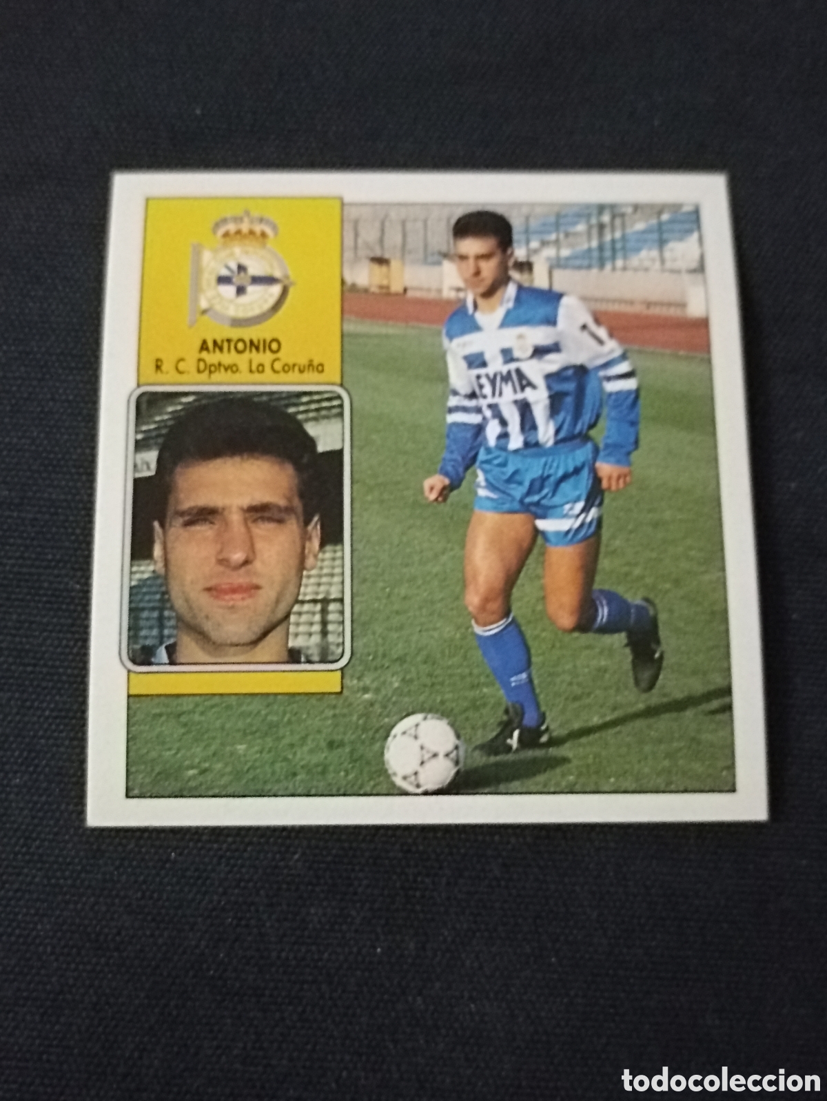 Cromos de f&uacute;tbol: Antonio ( Deportivo la Coru&ntilde;a ). Liga este 92-93. Nunca pegado