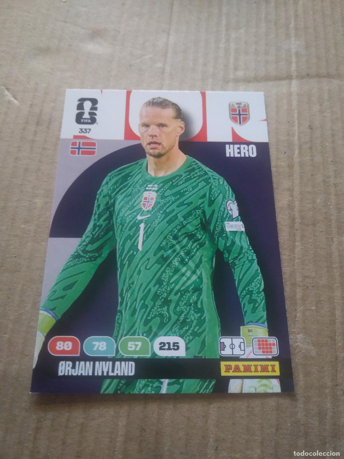 Cromos de f&uacute;tbol: 337 ORJAN NYLAND NORUEGA CROMO FUTBOL PANINI ADRENALYN MUNDIAL 2026 WORLD CUP