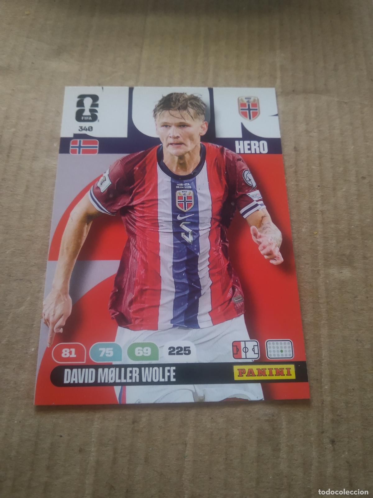 Cromos de f&uacute;tbol: 340 DAVID MOLLER WOLFE NORUEGA CROMO FUTBOL PANINI ADRENALYN MUNDIAL 2026 WORLD CUP