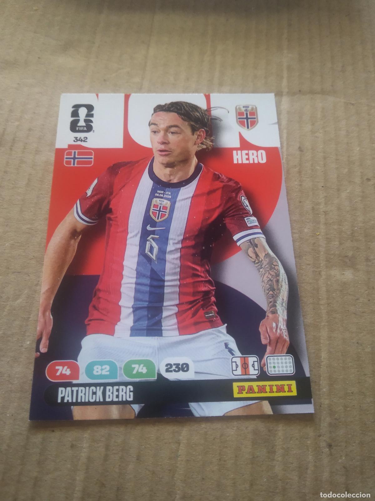 Cromos de f&uacute;tbol: 342 PATRICK BERG NORUEGA CROMO FUTBOL PANINI ADRENALYN MUNDIAL 2026 WORLD CUP