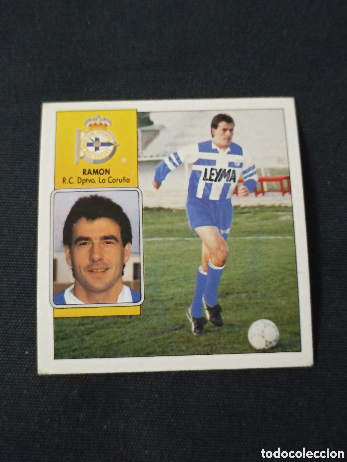 Cromos de f&uacute;tbol: Ram&oacute;n ( Deportivo la Coru&ntilde;a ). Liga este 92-93. Nunca pegado
