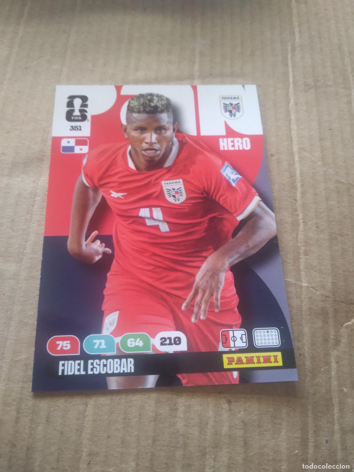 Cromos de f&uacute;tbol: 351 FIDEL ESCOBAR PANAMA CROMO FUTBOL PANINI ADRENALYN MUNDIAL 2026 WORLD CUP