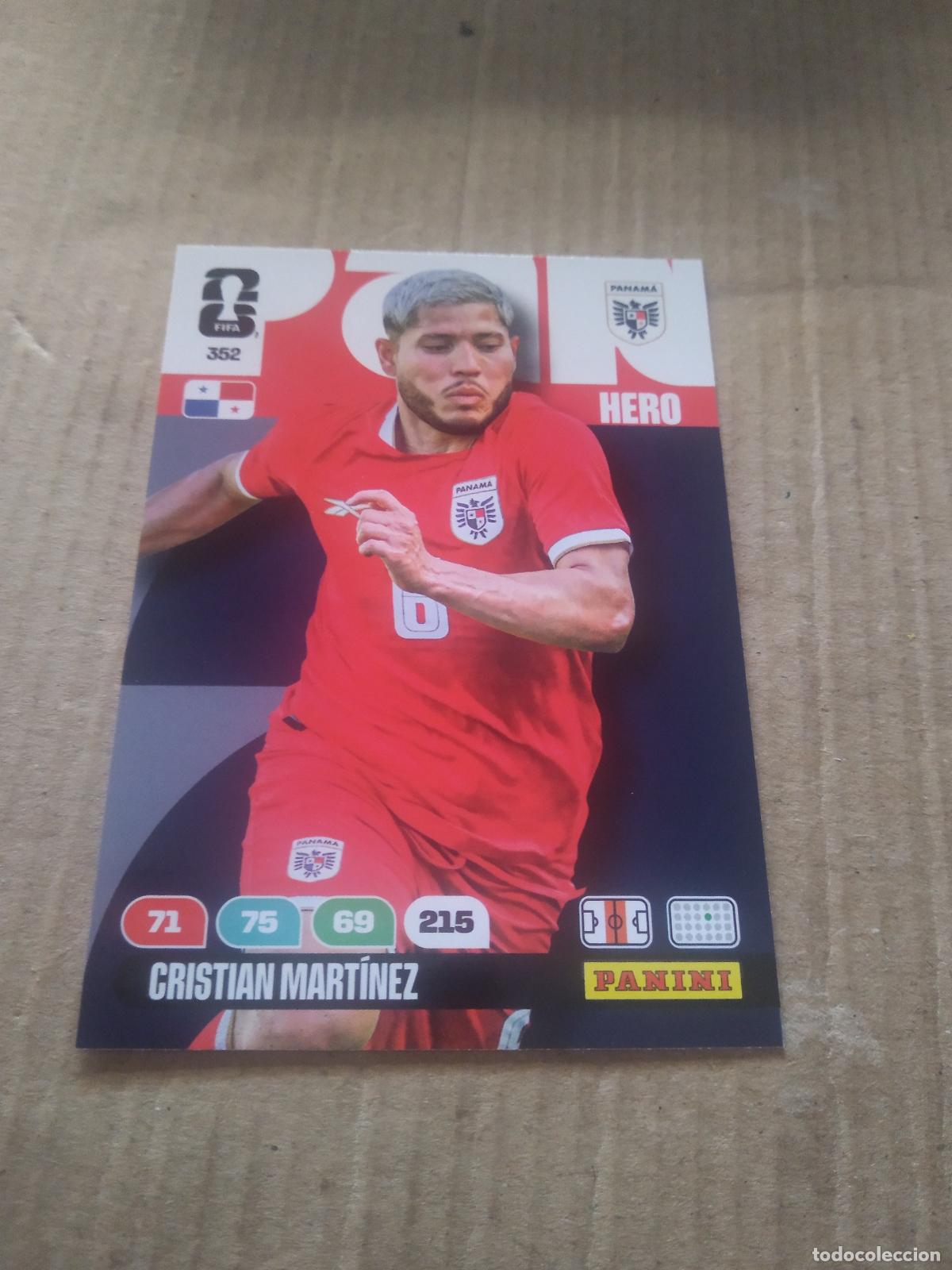 Cromos de f&uacute;tbol: 352 CRISTIAN MARTINEZ PANAMA CROMO FUTBOL PANINI ADRENALYN MUNDIAL 2026 WORLD CUP