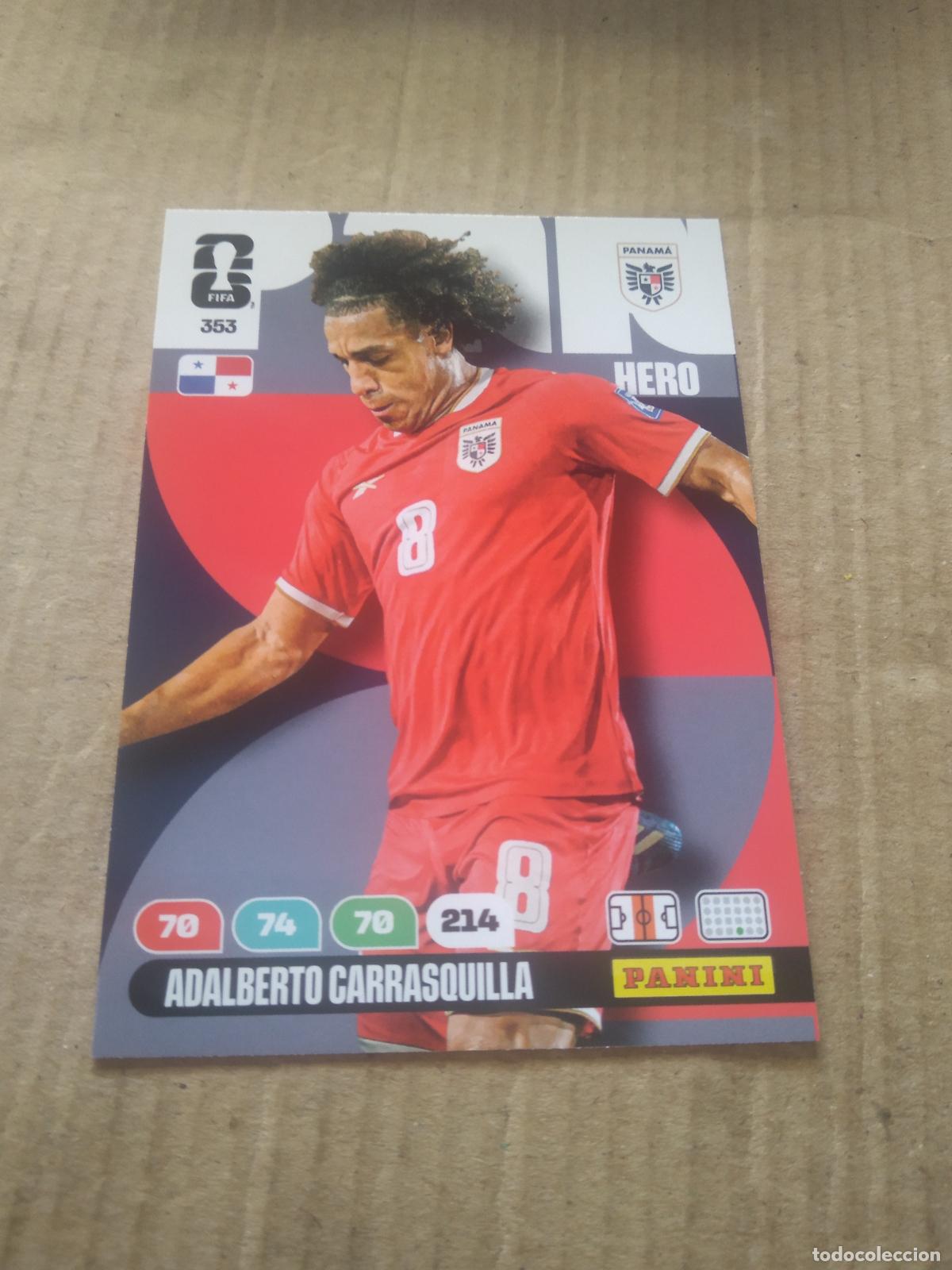 Cromos de f&uacute;tbol: 353 ADALBERTO CARRASQUILLA PANAMA CROMO FUTBOL PANINI ADRENALYN MUNDIAL 2026 WORLD CUP
