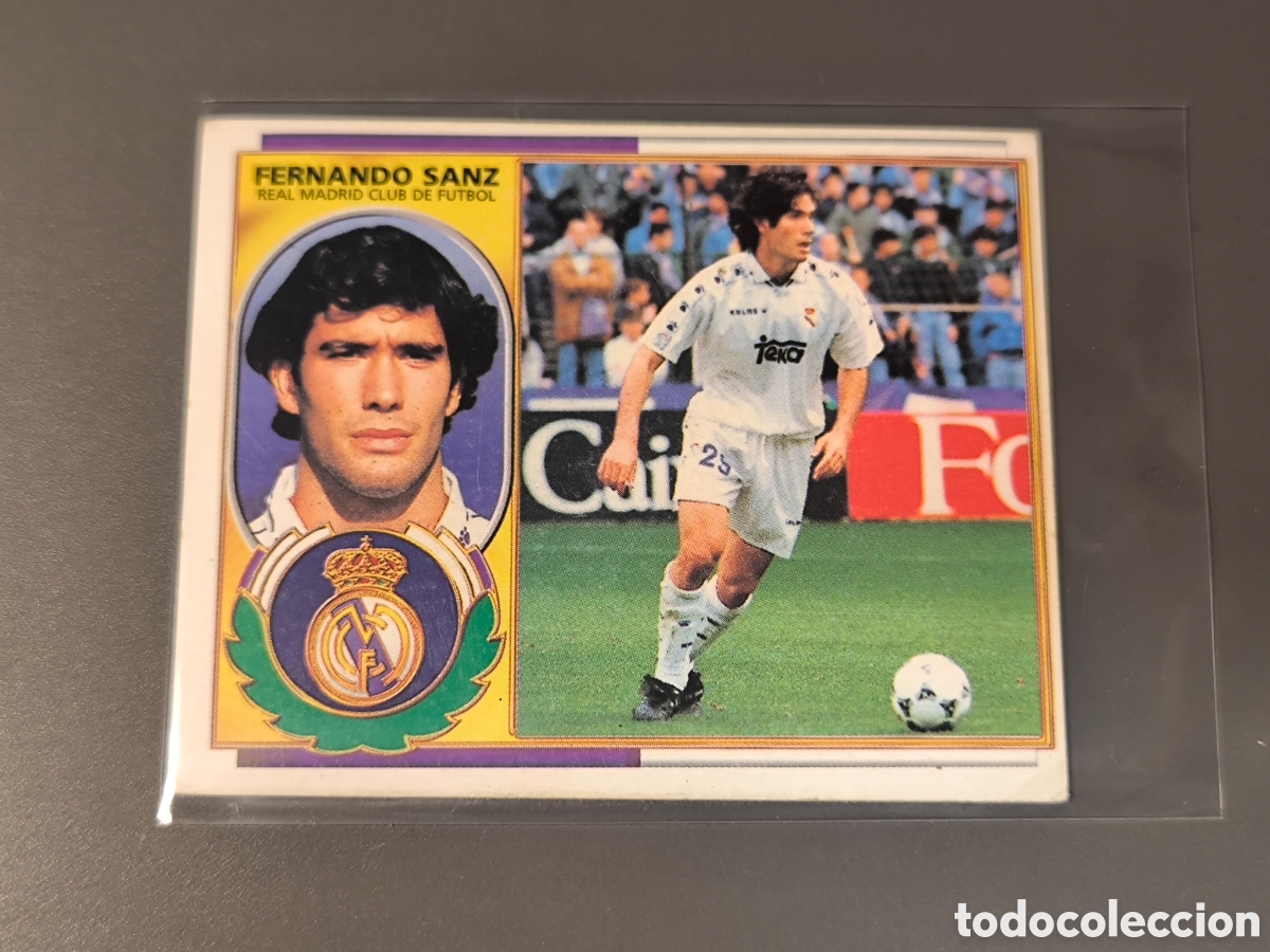 Cromos de Futebol: FERNANDO SANZ Real Madrid Liga Este 96 97