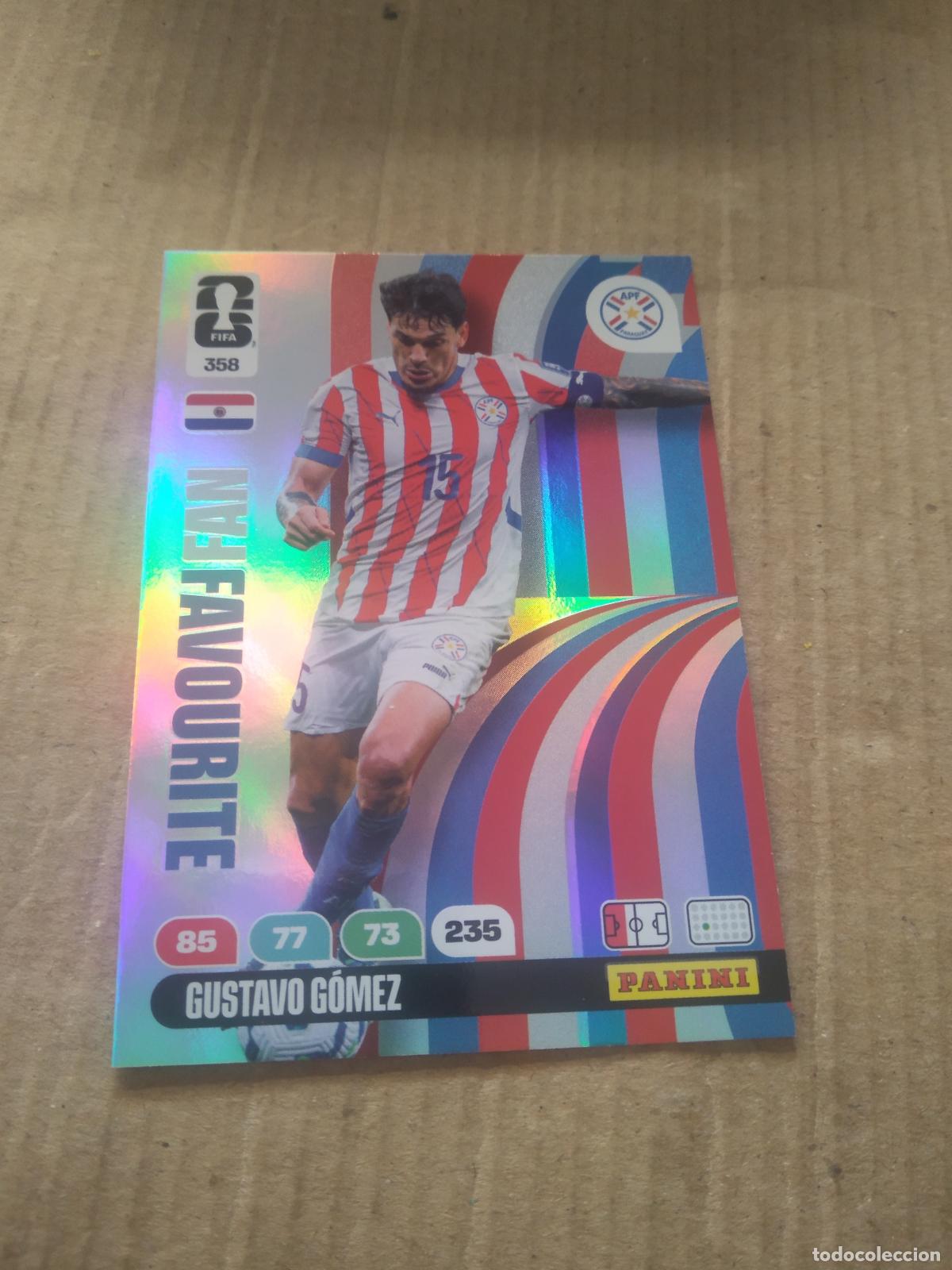 Cartes &agrave; collectionner de Football: 358 GUSTAVO GOMEZ PARAGUAY CROMO FUTBOL PANINI ADRENALYN MUNDIAL 2026 WORLD CUP