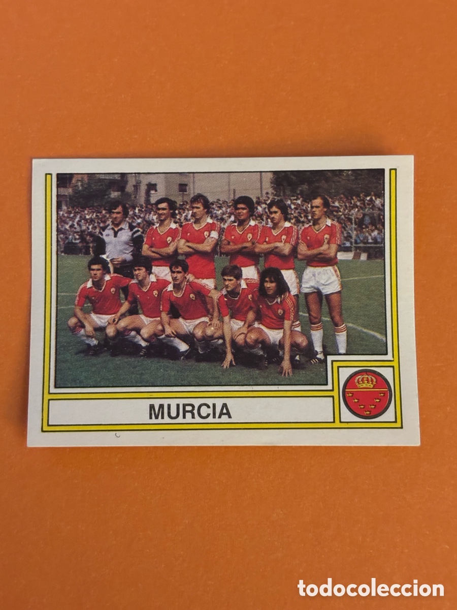 Cartes &agrave; collectionner de Football: 348 ALINEACI&Oacute;N REAL MURCIA SEGUNDA DIVISI&Oacute;N LIGA 82-83 F&Uacute;TBOL 83 PANINI. NUNCA PEGADO