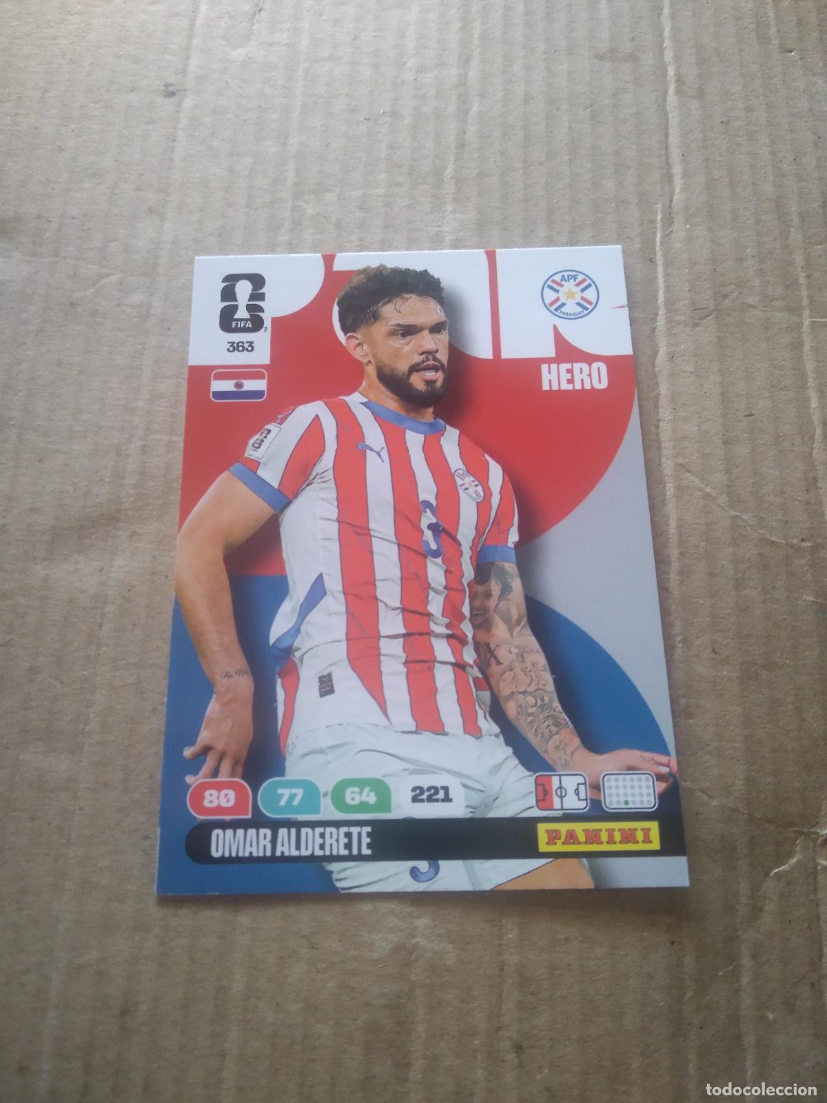 Cartes &agrave; collectionner de Football: 363 OMAR ALDERETE PARAGUAY CROMO FUTBOL PANINI ADRENALYN MUNDIAL 2026 WORLD CUP