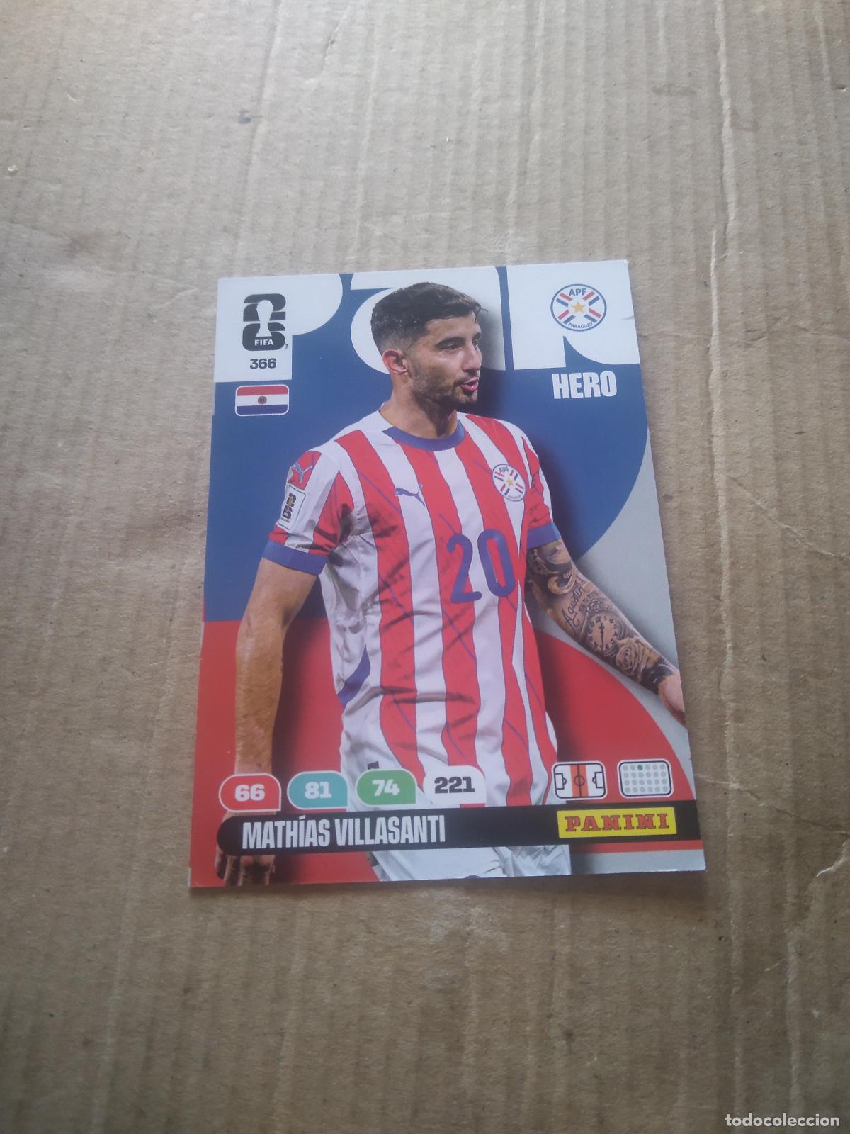Cartes &agrave; collectionner de Football: 366 MATHIAS VILLASANTI PARAGUAY CROMO FUTBOL PANINI ADRENALYN MUNDIAL 2026 WORLD CUP
