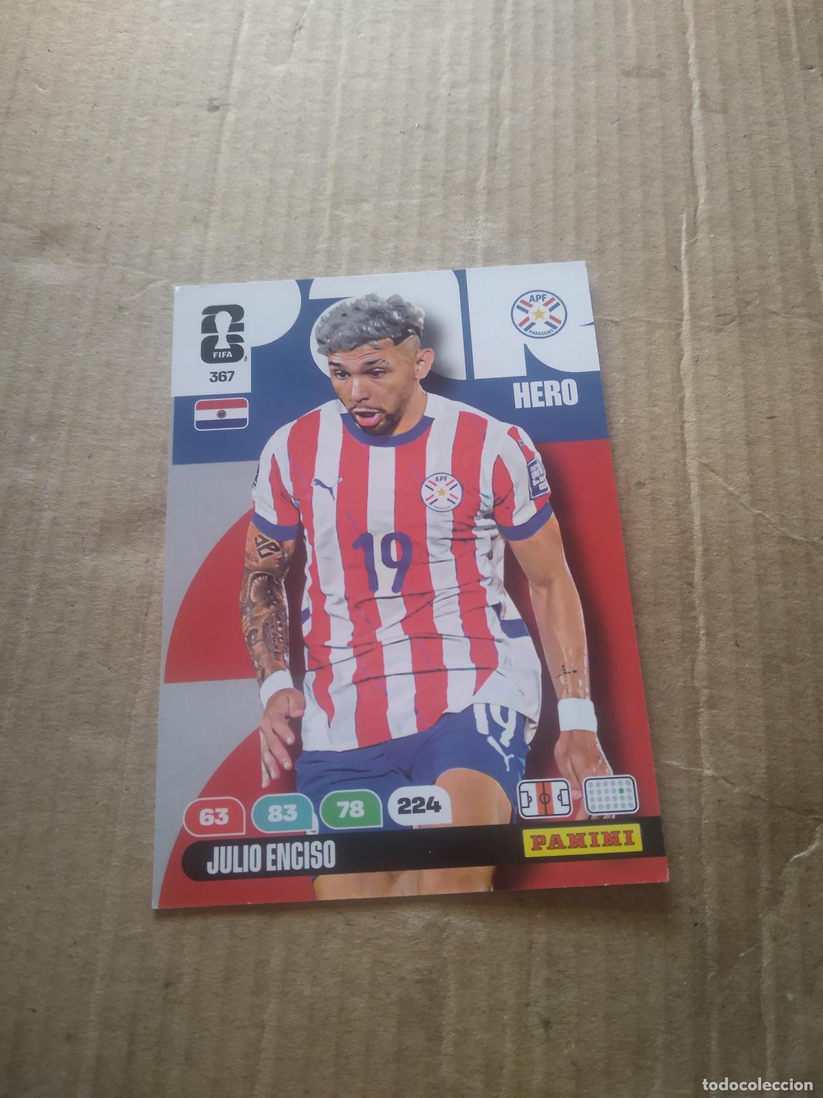 Cartes &agrave; collectionner de Football: 367 JULIO ENCISO PARAGUAY CROMO FUTBOL PANINI ADRENALYN MUNDIAL 2026 WORLD CUP