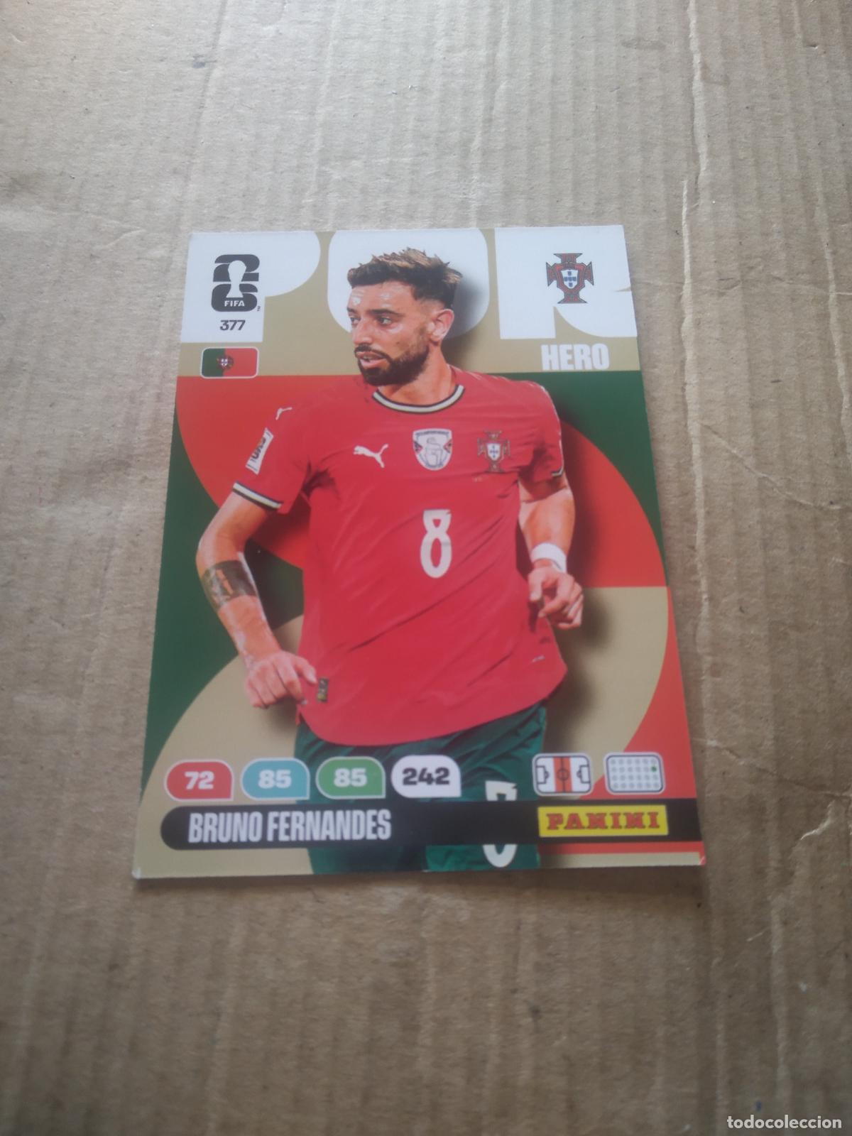 Cartes &agrave; collectionner de Football: 377 BRUNO FERNANDES PORTUGAL CROMO FUTBOL PANINI ADRENALYN MUNDIAL 2026 WORLD CUP