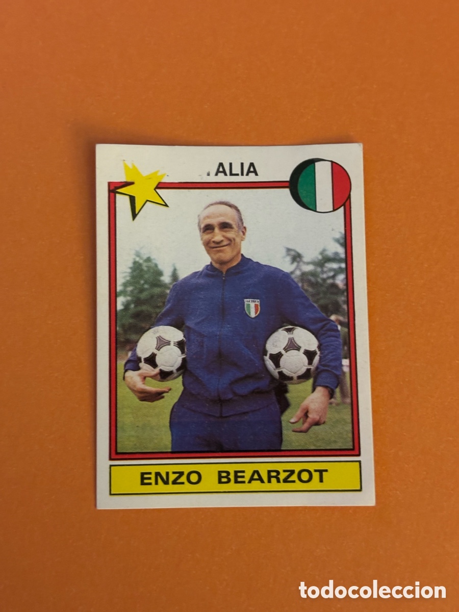 Cartes &agrave; collectionner de Football: 373 ENZO BEARZOT ITALIA PANINI / PANRICO FUTBOL 82 83 LIGA 1982 1983 SIN PEGAR
