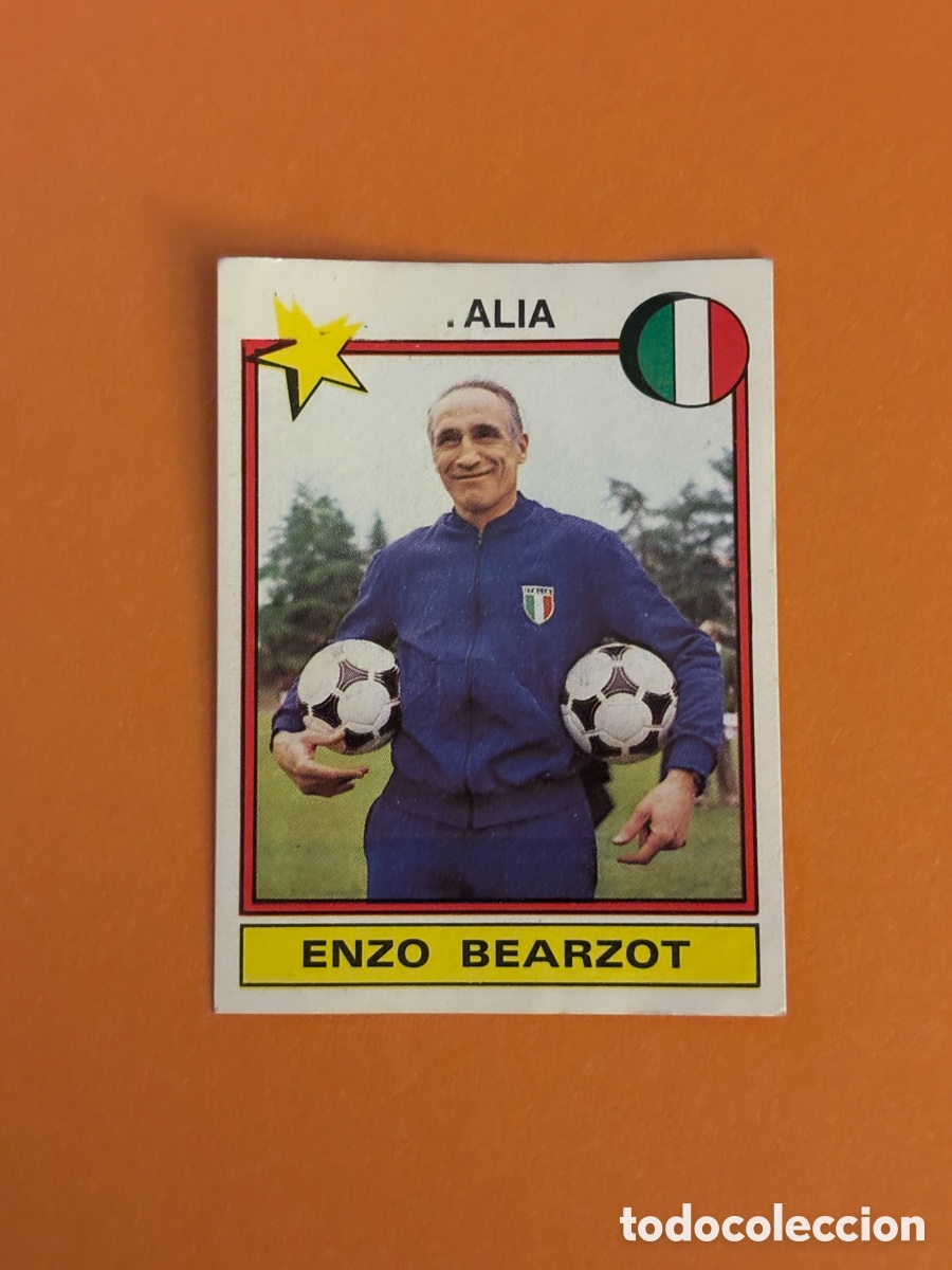 Cartes &agrave; collectionner de Football: 373 ENZO BEARZOT ITALIA PANINI / PANRICO FUTBOL 82 83 LIGA 1982 1983 SIN PEGAR