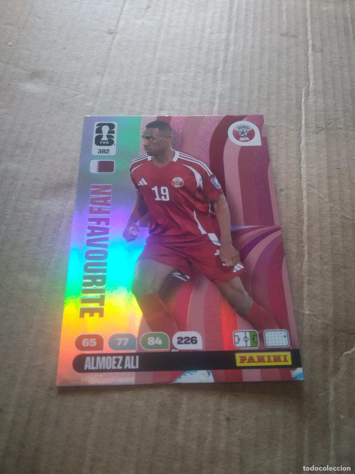 Cartes &agrave; collectionner de Football: 382 ALMOEZ ALI QATAR CATAR CROMO FUTBOL PANINI ADRENALYN MUNDIAL 2026 WORLD CUP