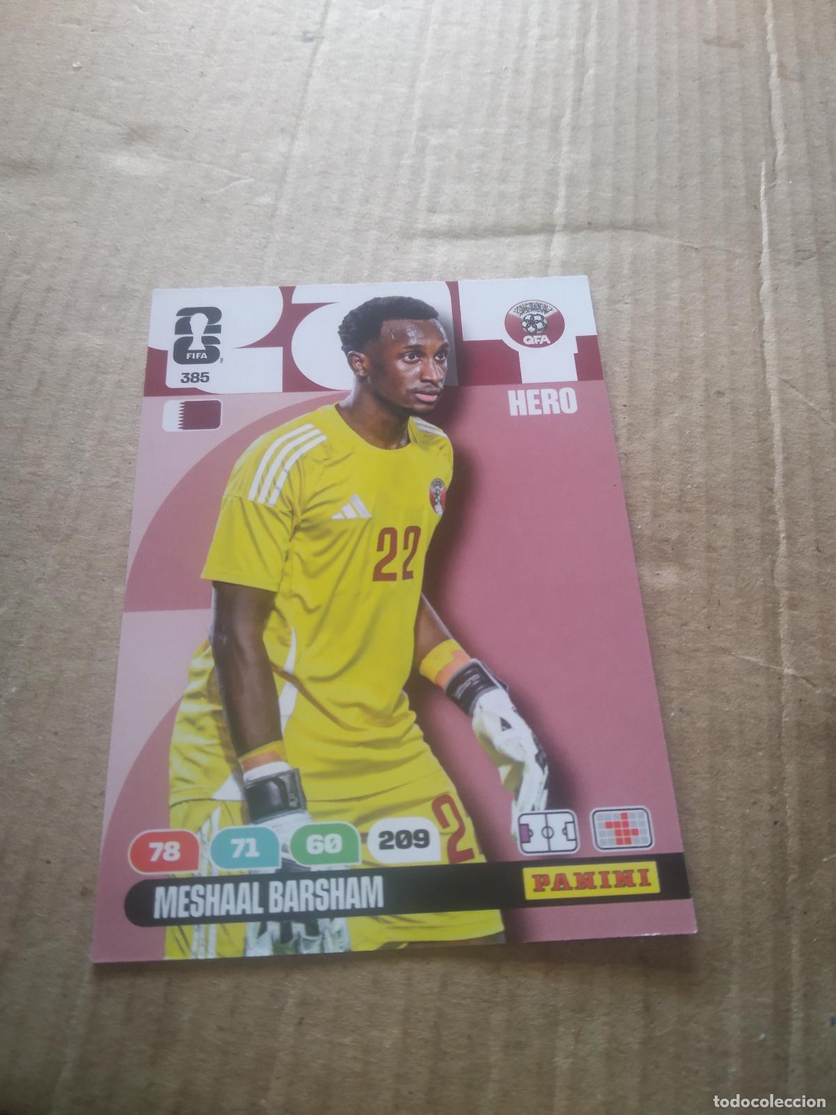 Cromos de f&uacute;tbol: 385 MESHAAL BARSHAM QATAR CATAR CROMO FUTBOL PANINI ADRENALYN MUNDIAL 2026 WORLD CUP