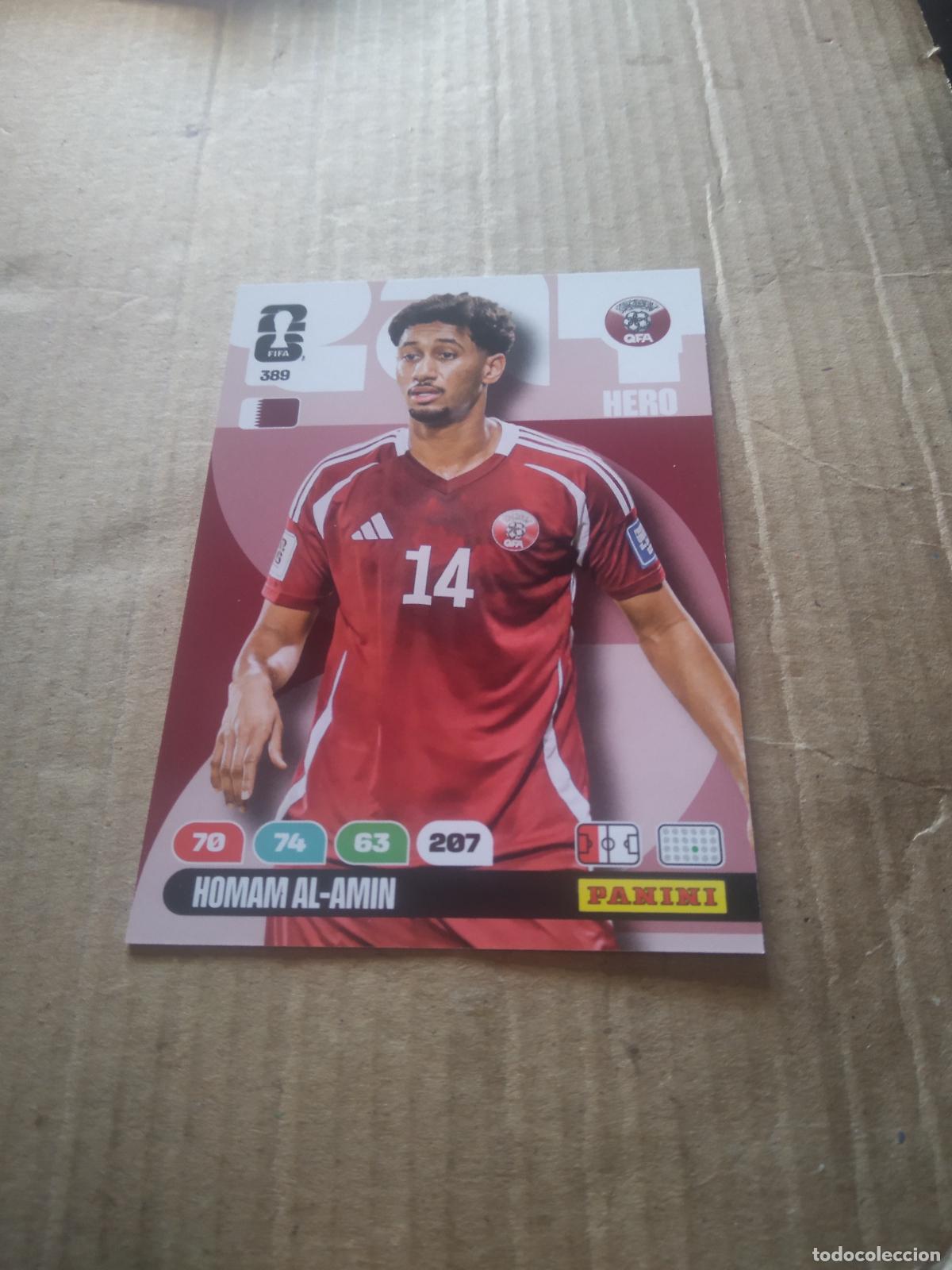Cromos de f&uacute;tbol: 389 HOMAM AL-AMIN QATAR CATAR CROMO FUTBOL PANINI ADRENALYN MUNDIAL 2026 WORLD CUP