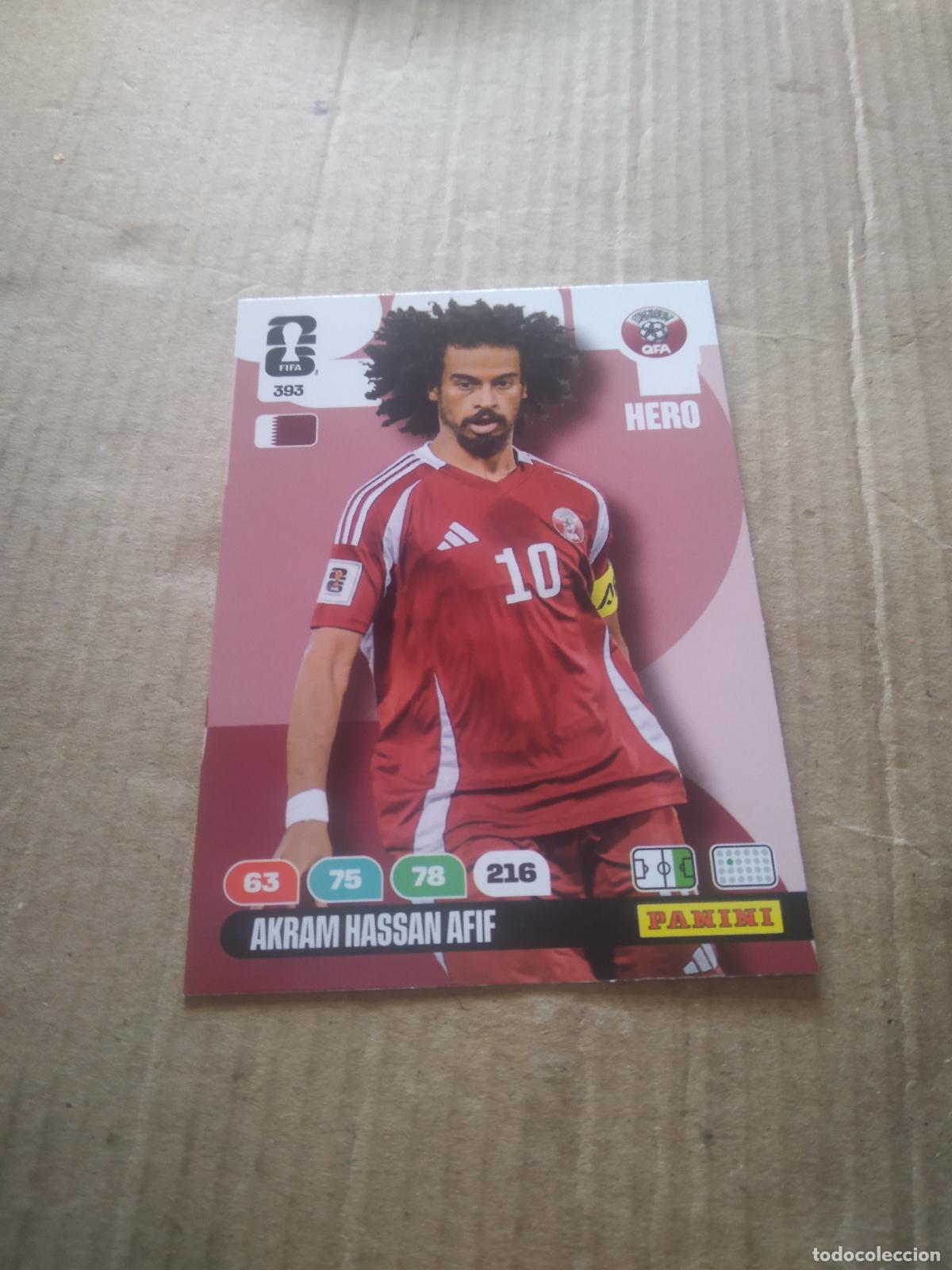 Cromos de f&uacute;tbol: 393 AKRAM HASSAN AFIF QATAR CATAR CROMO FUTBOL PANINI ADRENALYN MUNDIAL 2026 WORLD CUP
