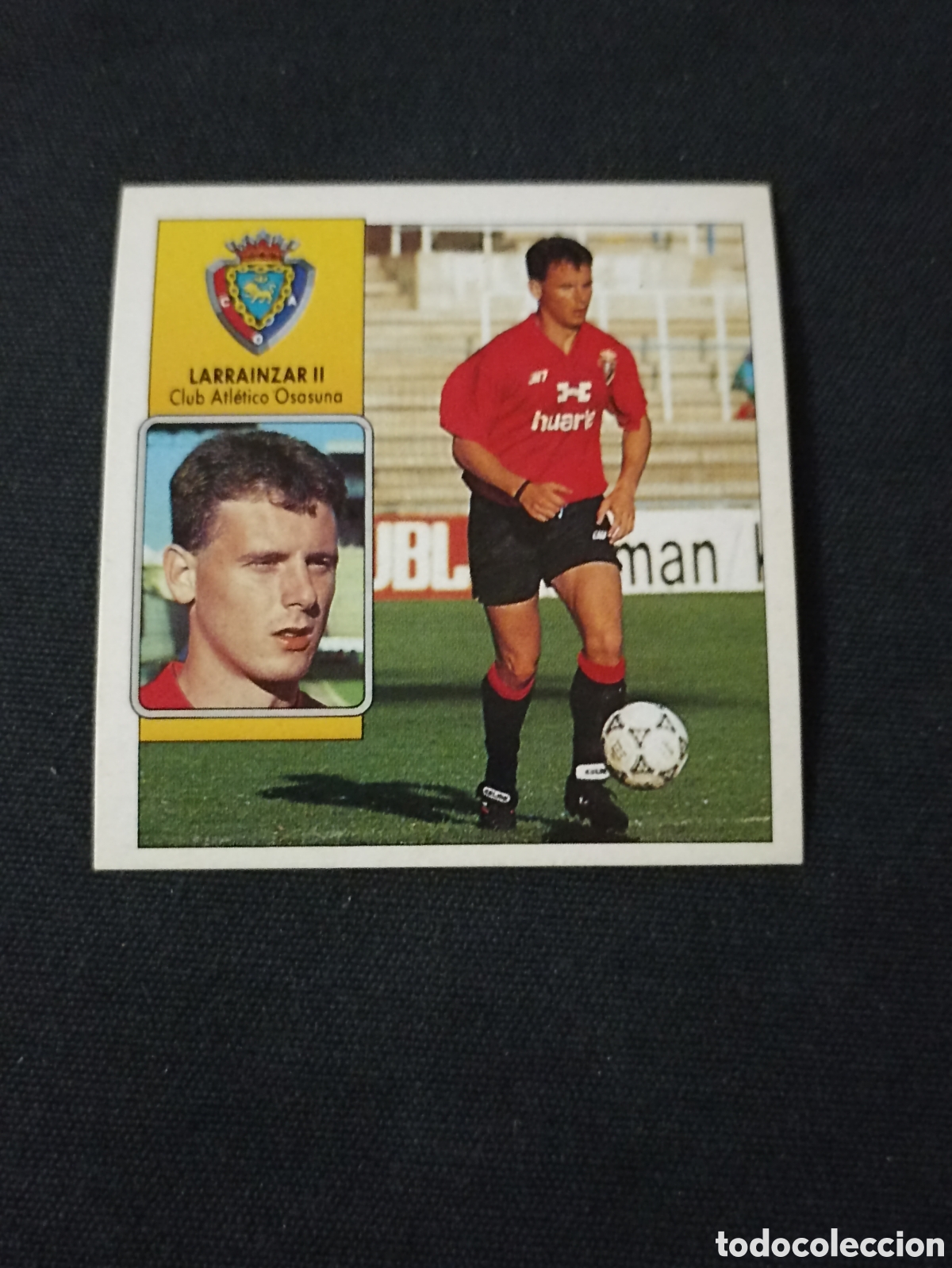 Cromos de f&uacute;tbol: Lorrainzar II ( Club Atl&eacute;tico Osasuna ). Liga este 92-93. Nunca pegado