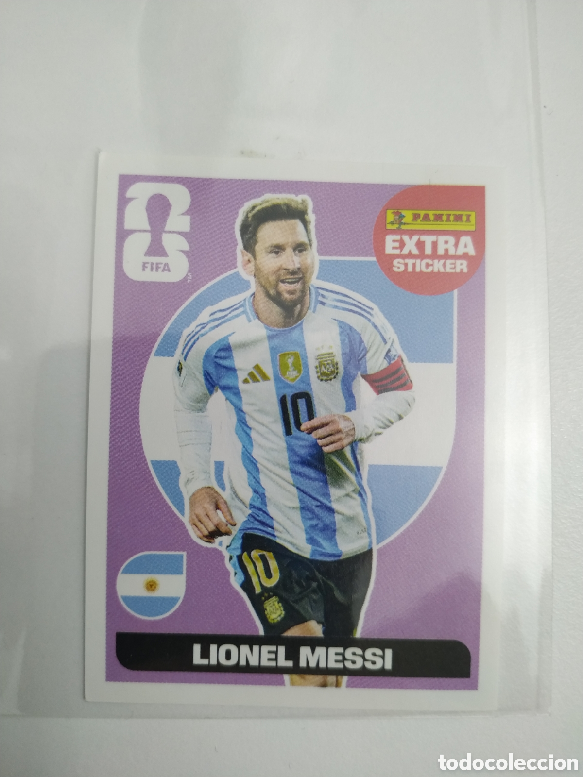 Cromos de Futebol: CROMO STICKER WORLD CUP, MUNDIAL 26 PANINI FIFA EXTRA LIONEL MESSI ARGENTINA