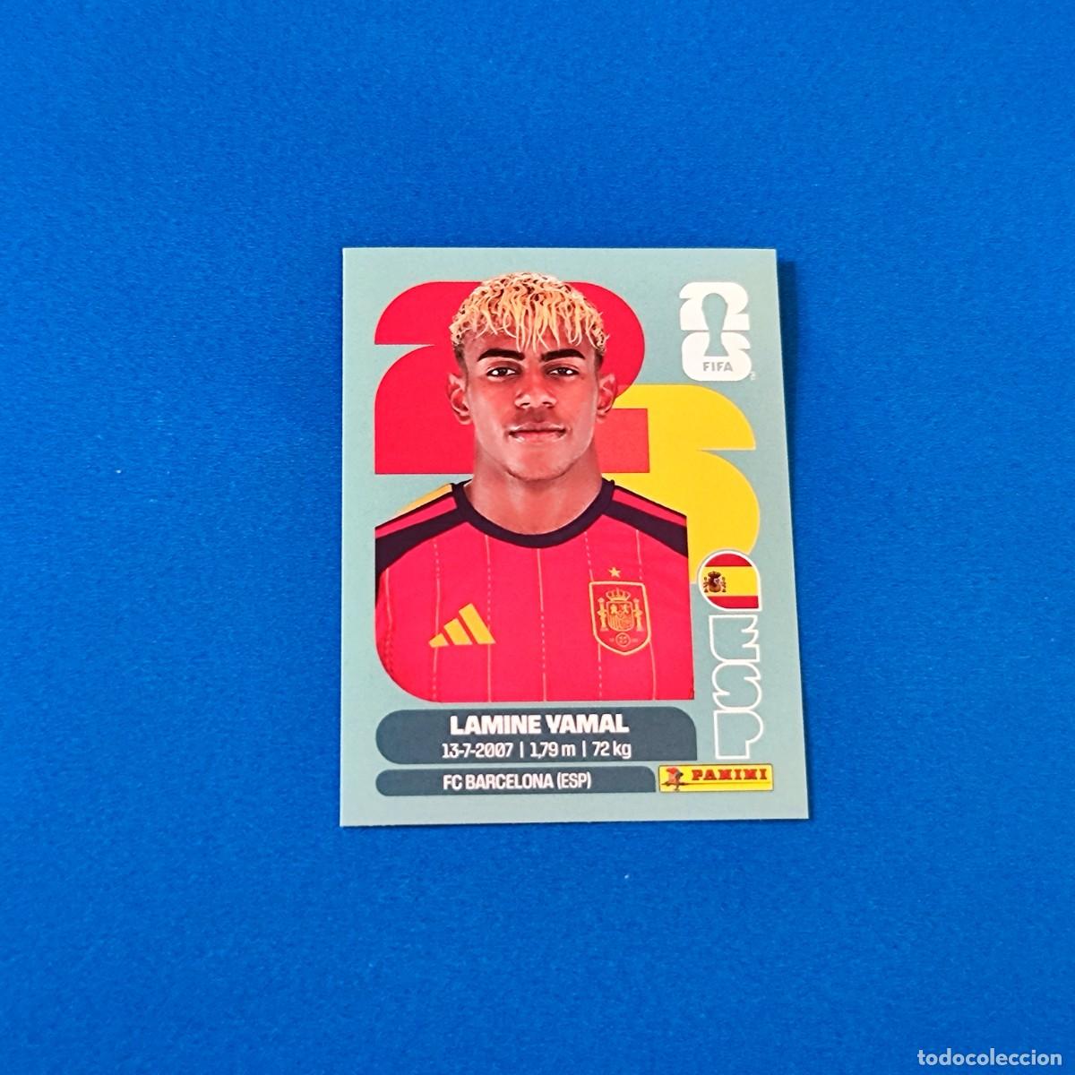 Cromos de f&uacute;tbol: FIFA World Cup Mundial 2026 Lamine Yamal 15 Espa&ntilde;a Sticker