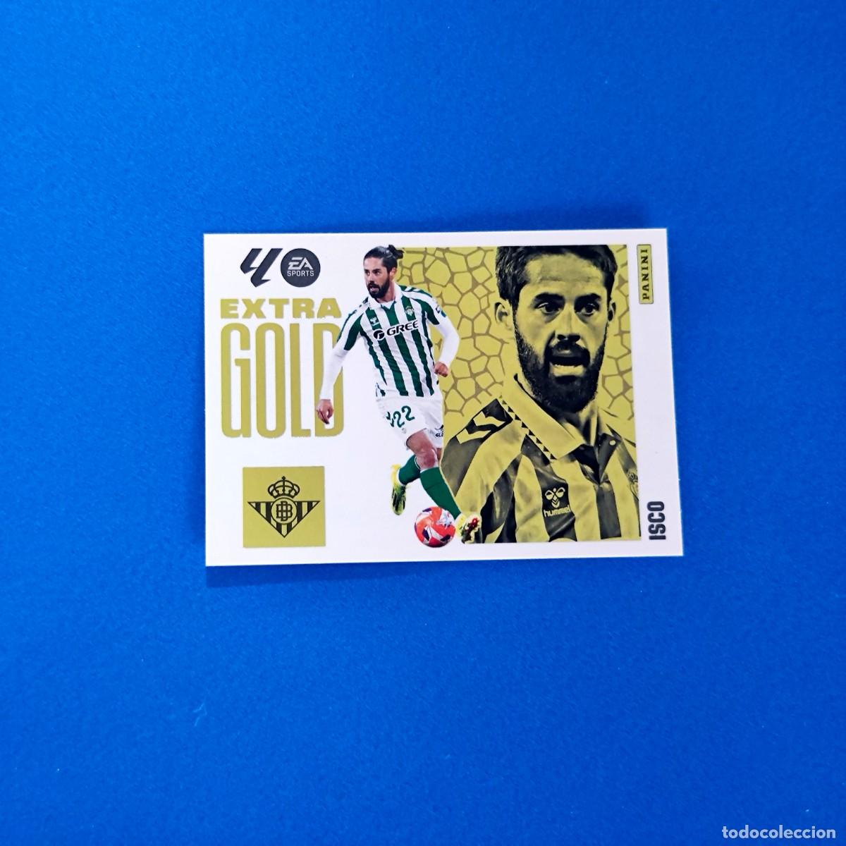 Cromos de f&uacute;tbol: Liga Este 2025 2026 / 25 26 Extra Gold Isco Betis