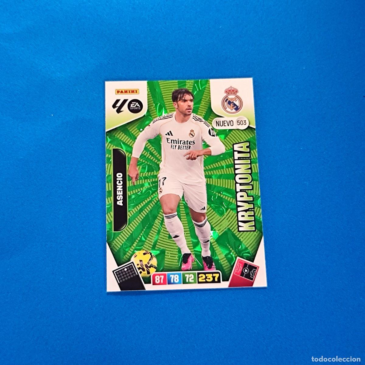 Cromos de f&uacute;tbol: Adrenalyn 2025 2026 / 25 26 Nuevo Kryptonita 503 Asencio Real Madrid