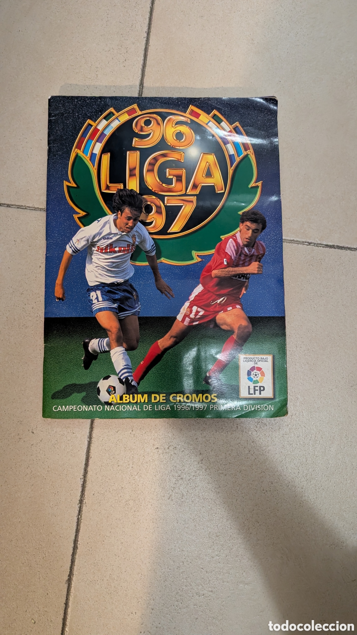 Cromos de f&uacute;tbol: ALBUM LIGA ESTE 1996/97 96 97 INCOMPLETO CON MUCHOS CROMOS INCLUYE 14 FICHJAES, BUEN ESTADO