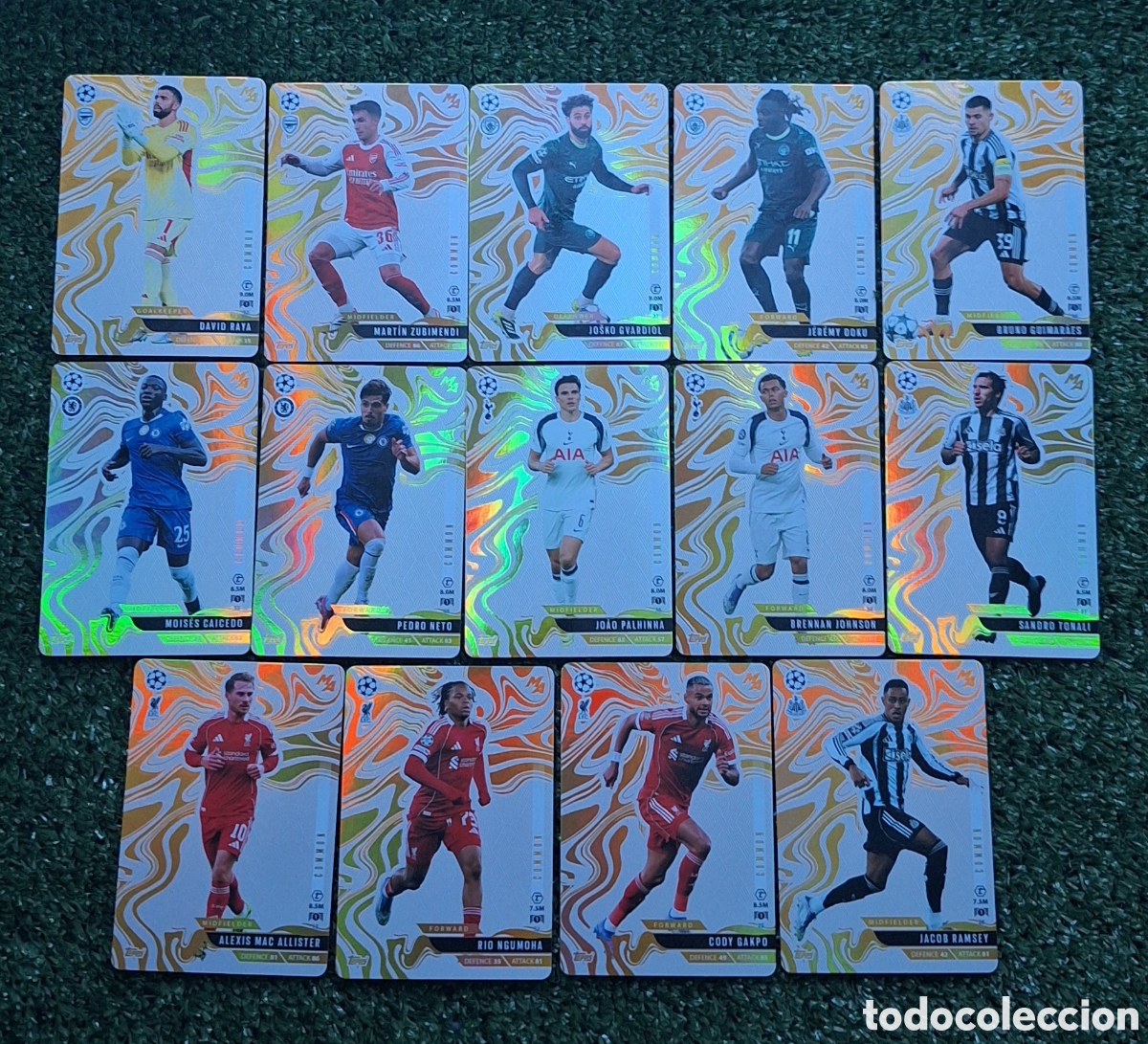 Cromos de f&uacute;tbol: Lote Premier League Match Attax Madness