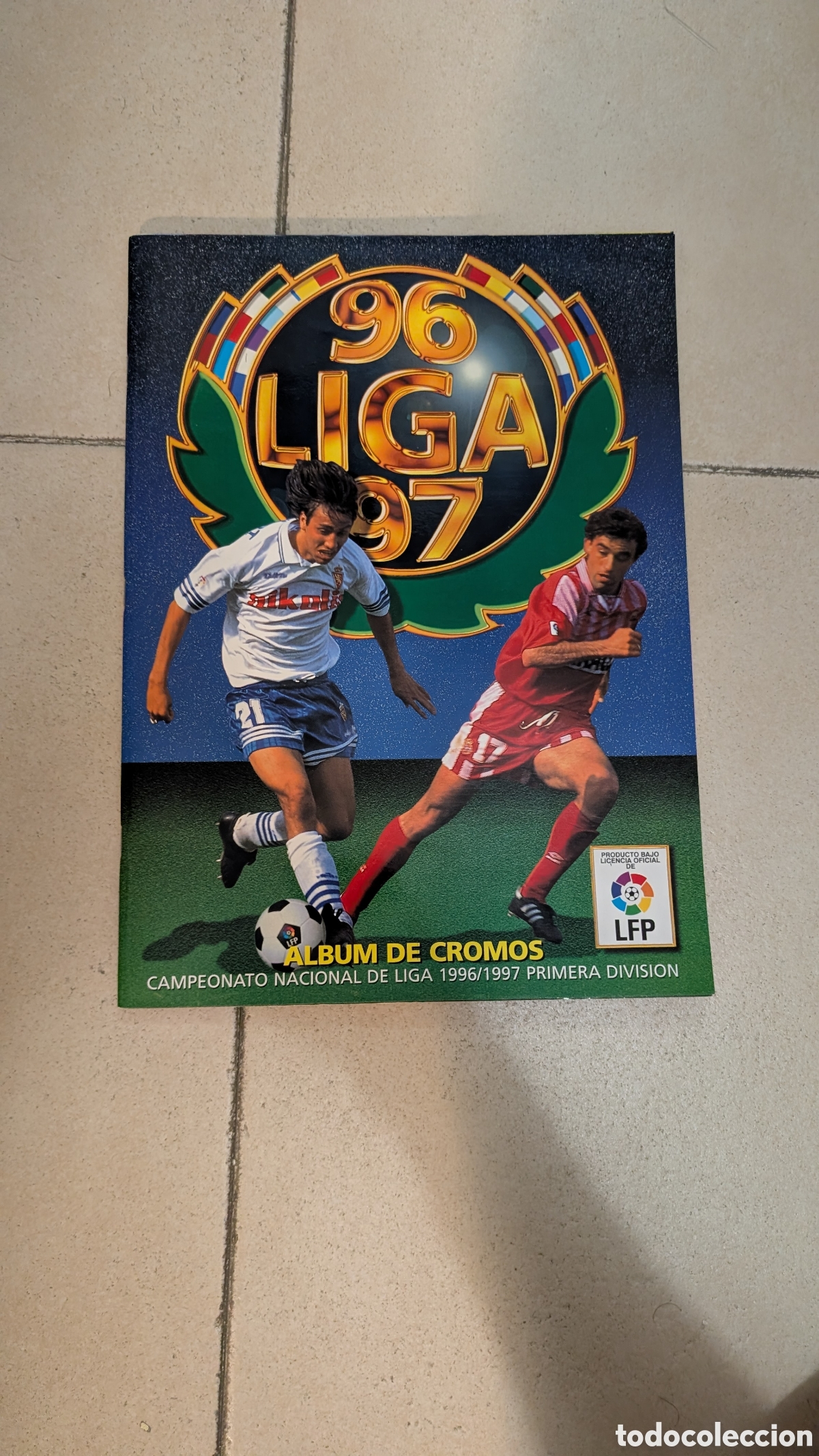 Cromos de f&uacute;tbol: ALBUM PLANCHA VACIO LIGA ESTE 1996/97 96 97 NUNCA TUVO CROMOS PEGADOS LEER DESCRIPCI&Oacute;N