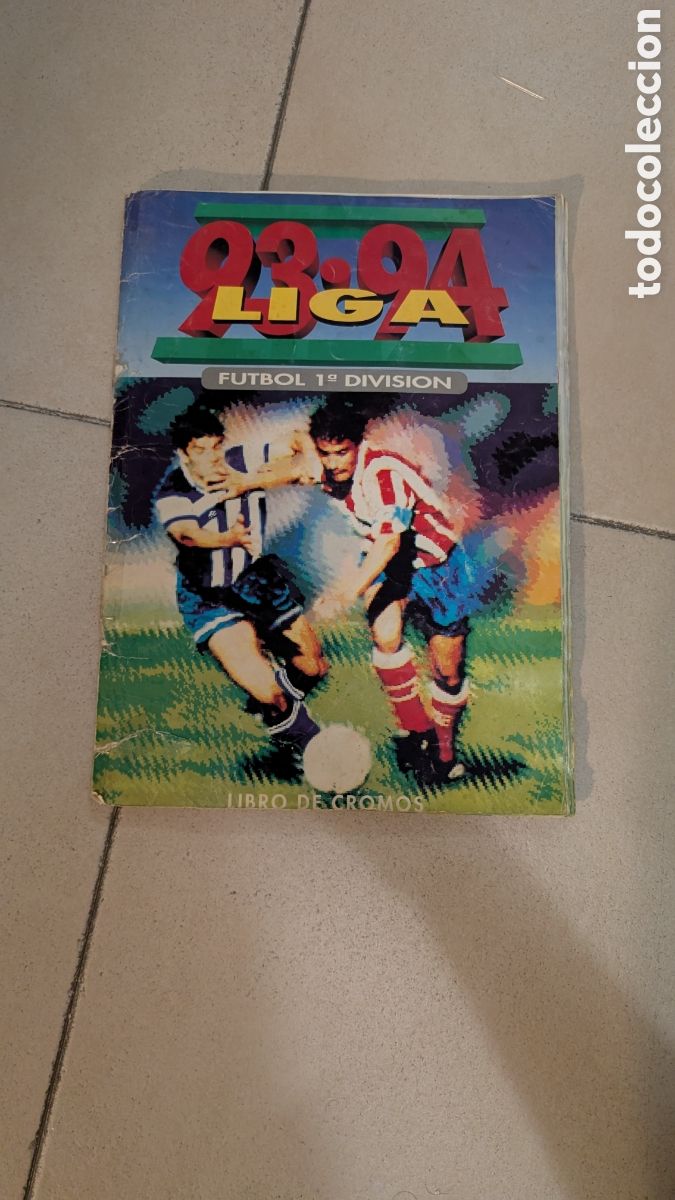 Cromos de f&uacute;tbol: ALBUM VACIO LIGA ESTE 1993/94 93 94 SE LE HAN DESPEGADO LOS CROMOS