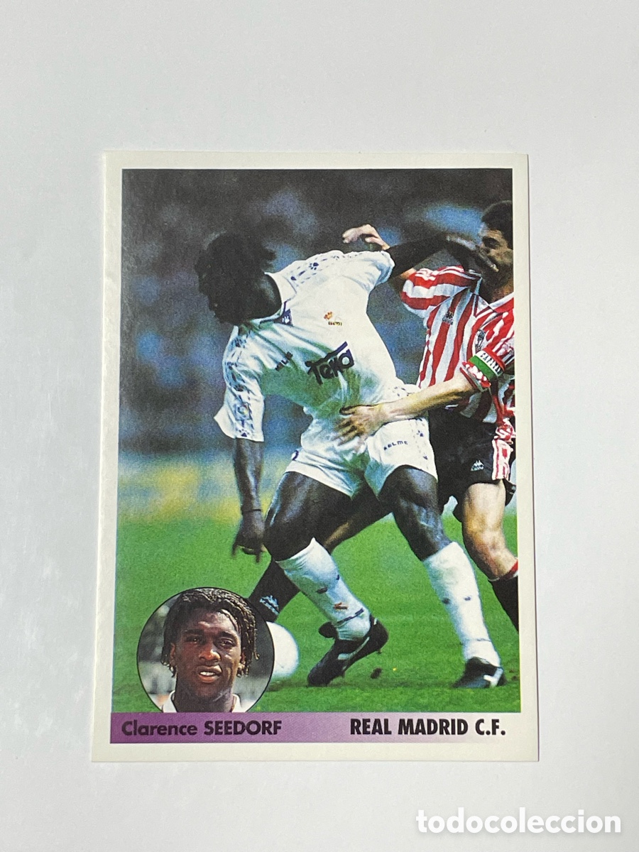 Cromos de f&uacute;tbol: Clarence Seedorf Real Madrid Panini Los mejores equipos de Europa 1996/97 #229
