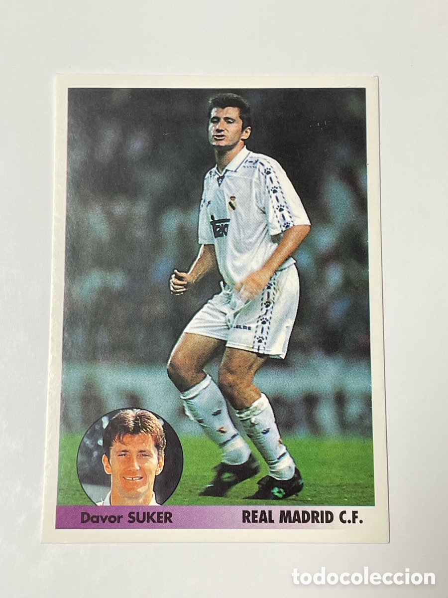 Cromos de f&uacute;tbol: Davor Suker Real Madrid Panini Los mejores equipos de Europa 1996/96 #233