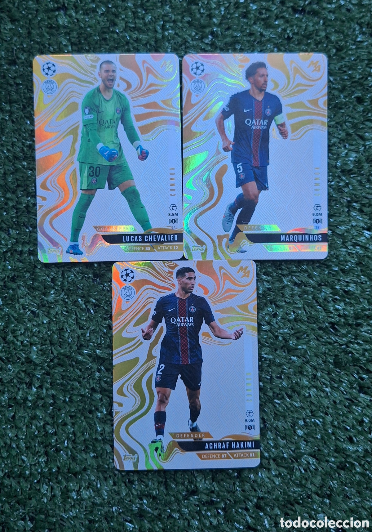 Cromos de f&uacute;tbol: Lote PSG Match Attax Madness