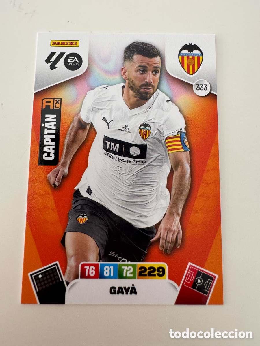 Cromos de f&uacute;tbol: PANINI ADRENALYN XL LIGA 2025-2026 25-26 &ndash; Jos&eacute; Gay&agrave; Valencia CF N&ordm; 333