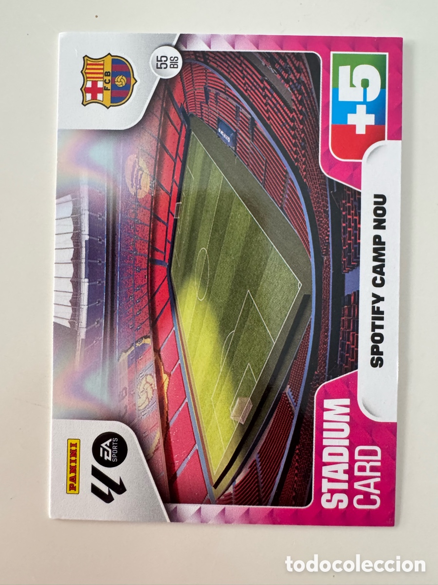 Cromos de f&uacute;tbol: PANINI ADRENALYN XL LIGA 2025-2026 25-26 &ndash; Estadio &ndash; Camp Nou N&ordm; 55 BIS
