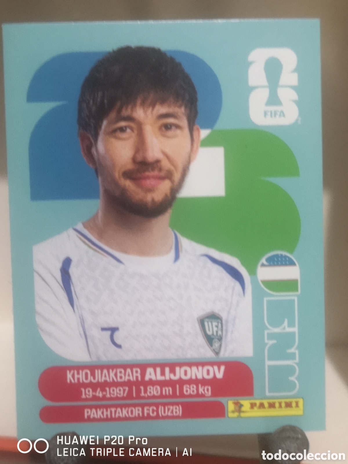 Cromos de f&uacute;tbol: FIFA WORLD CUP MUNDIAL 2026 ALIJONOV - UZB 8