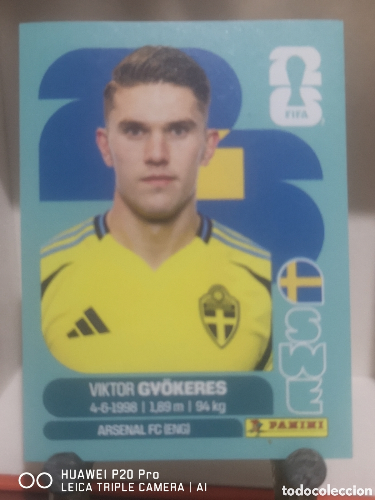 Cromos de f&uacute;tbol: FIFA WORLD CUP MUNDIAL 2026 GYOKERES - SWE 20